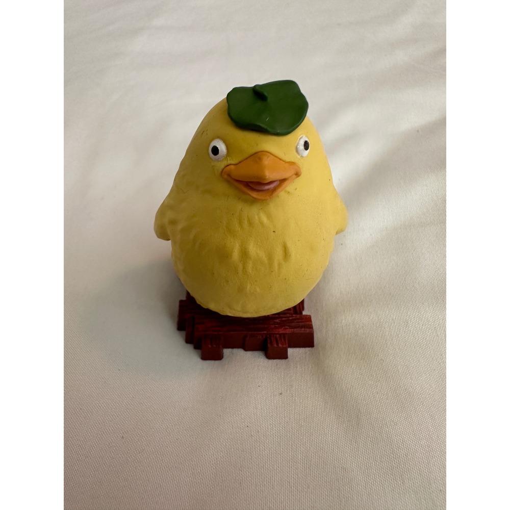 Studio Ghibli Spirited Away Ootori-Sama Chick Spirit Figure Yellow Duck Leaf Hat
